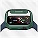 Cover Per Apple Watch Serie 7 (45mm) Rigida Soft-touch Enkay Verde Scuro - Foto miniatura 2