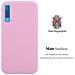 Custodia Compatibile Con Samsung Galaxy A7 2018 In Candy Rosa - Coperchio Protettivo In Silicone Tpu Flessibile - Foto miniatura 3