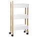 Carrello Bagno Bamboo, Mobile In Bambù - 3 Livelli - Foto miniatura 1