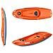 Canoa Rigida In Polietilene Ouassou Orange / grey 107051 Tahe Outdoor - Foto miniatura 1