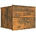 Comodino Rovere Fumo 40x30x30 Cm Legno Multistrato - Foto miniatura 1