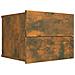 Comodino Rovere Fumo 40x30x30 Cm Legno Multistrato - Foto miniatura 3
