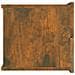 Comodino Rovere Fumo 40x30x30 Cm Legno Multistrato - Foto miniatura 5