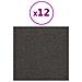 Pannelli Murali 12 Pz Grigio Scuro 30x30 Cm Tessuto 1,08 M - Foto miniatura 1