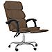 Poltrona Da Ufficio Reclinabile Marrone In Tessuto - Foto miniatura 6