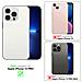 Custodia Compatibile Con Apple Iphone 13 Pro In Nero Carbone - Coperchio Protettiva Con Chiusura Magnetica, Funzione Stand E Tasca Per Le Carte - Foto miniatura 2
