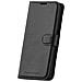 Custodia Compatibile Con Apple Iphone 13 Pro In Nero Carbone - Coperchio Protettiva Con Chiusura Magnetica, Funzione Stand E Tasca Per Le Carte - Foto miniatura 5