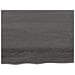 Piano Tavolo Marrone Scuro 80x60x2cm Rovere Massello Trattato - Foto miniatura 3