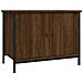 Mobile Tv Con Ante Rovere Marrone 60x35x45 Cm Legno Multistrato - Foto miniatura 2