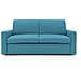 Kansas Divano Letto Matrimoniale Alto 20 Cm. Impermeabile T13 Azzurro - Foto miniatura 3