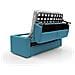 Kansas Divano Letto Matrimoniale Alto 20 Cm. Impermeabile T13 Azzurro - Foto miniatura 5