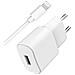 Caricatore Da Parete Usb A Cavo Usb A /lightning Fastcharge Da 2,4 A, Bianco - Foto miniatura 1