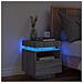 Comodino Con Luci Led Grigio Sonoma 40x39x48,5 Cm - Foto miniatura 1