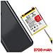 Batteria Interna 7 3700mah Originale Blp685, Bianco - Foto miniatura 3