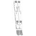 iClick Notebook Aluminium Stand Supporto per laptop e tablet Argento 43,2 cm (17") - Foto miniatura 2
