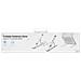 iClick Notebook Aluminium Stand Supporto per laptop e tablet Argento 43,2 cm (17") - Foto miniatura 6