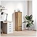 Credenza Alta Rovere Artigianale 29,5x34x119,5 cm in Truciolato - Foto miniatura 1