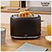 Briebe Ta1166blk Nordic Tostapane A Fessura Larga A 2 Fette, 6 Livelli Di Tostatura, Pinze 870w Nero - Foto miniatura 4