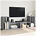 Mobili Tv 2 Pz Grigio Sonoma 75x30x50 Cm In Legno Multistrato - Foto miniatura 1