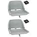 Set Sedile Da Barca Pieghevole 4pz Grigio - Foto miniatura 1