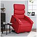 Lusso Casadino -  Poltrona Alzapersona Reclinabile Elettrica Rossa In Similpelle - Foto miniatura 8