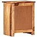 Comodino 40x30x50 Cm In Legno Massello - Foto miniatura 3