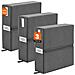 Set 3 Organizer Pieghevoli Da Armadio 33x33x10 Cm Contenitori Salvaspazio - Foto miniatura 1