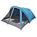 Tenda da Campeggio a Cabina per 4 Persone Blu Impermeabile - Foto miniatura 4