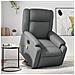 Poltrona Alzapersona Reclinabile Grigio in Similpelle - Foto miniatura 2