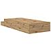 Struttura letto con contenitore in quercia artisan 90x200 cm - Foto miniatura 8