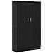 2 Armadi per Libri Rovere Nero 165x30,5x150 cm in Legno Ingegnerizzato - Foto miniatura 1