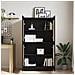 2 Armadi per Libri Rovere Nero 165x30,5x150 cm in Legno Ingegnerizzato - Foto miniatura 4