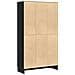 2 Armadi per Libri Rovere Nero 165x30,5x150 cm in Legno Ingegnerizzato - Foto miniatura 6