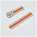 Cinturino Bicolore A Righe Verticali Compatibile Con Huawei Watch Fit 4, Fit 4 Pro, Fit 3 White+orange - Foto miniatura 5