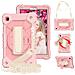 Custodia Per Ipad 6/5 9.7” Con Supporto E Tracolla Rosa - Foto miniatura 2