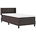 Letto box spring con materasso Marrone Scuro 90 x 200 cm - Foto miniatura 7