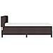 Letto box spring con materasso Marrone Scuro 90 x 200 cm - Foto miniatura 9