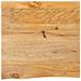 Piano Tavolo Bordi Vivi 80x80x3,8 cm in Legno Massello di Mango - Foto miniatura 1