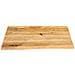 Piano Tavolo Bordi Vivi 80x80x3,8 cm in Legno Massello di Mango - Foto miniatura 3