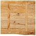 Piano Tavolo Bordi Vivi 80x80x3,8 cm in Legno Massello di Mango - Foto miniatura 5