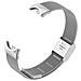Cinturino In Metallo Compatibile Con Xiaomi Mi Band 8/9/10 - Chiusura In Stile Ufficiale Silver - Foto miniatura 2
