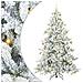 Albero di Natale Artificiale con Rami Pieghevoli Bianco 180 cm - Foto miniatura 1