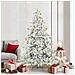 Albero di Natale Artificiale con Rami Pieghevoli Bianco 180 cm - Foto miniatura 2
