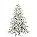 Albero di Natale Artificiale con Rami Pieghevoli Bianco 180 cm - Foto miniatura 3