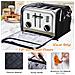 Custodia Antipolvere Per Tostapane Compatibile Con Tostapane Cuisinart, Borsa Portatile Per Tostapane  L - Foto miniatura 4