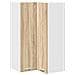 Armadio pensile Riga Quercia Sonoma e Bianca 57 x 57 x 100 cm - Foto miniatura 1