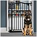 Bettacare Cancelletto Per Cani Extra Alto Con Parte Superiore Incurvata, 197cm - 206cm, Nero Opaco, Extra Alto Con 100cm Di Altezza - Foto miniatura 4