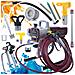 Agitatore Di Vernice Zenthril Force A 1500w 20mpa 0,019"" 1,8l /min - Set Easyperformance Con Ugello 519 E Filtri 30, 60, 100 - Foto miniatura 1