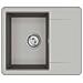 Lavello Grigio 560 x 460 mm 80% Quarzo e 20% Resina - Foto miniatura 6