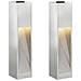 Lucina LED Solare da Percorso 2 pcs Argento Zincato - Foto miniatura 1